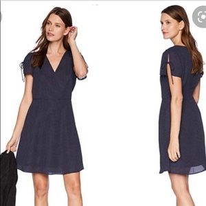 J. Crew Mercantile Navy polka dot dress. Size 8. Like new.